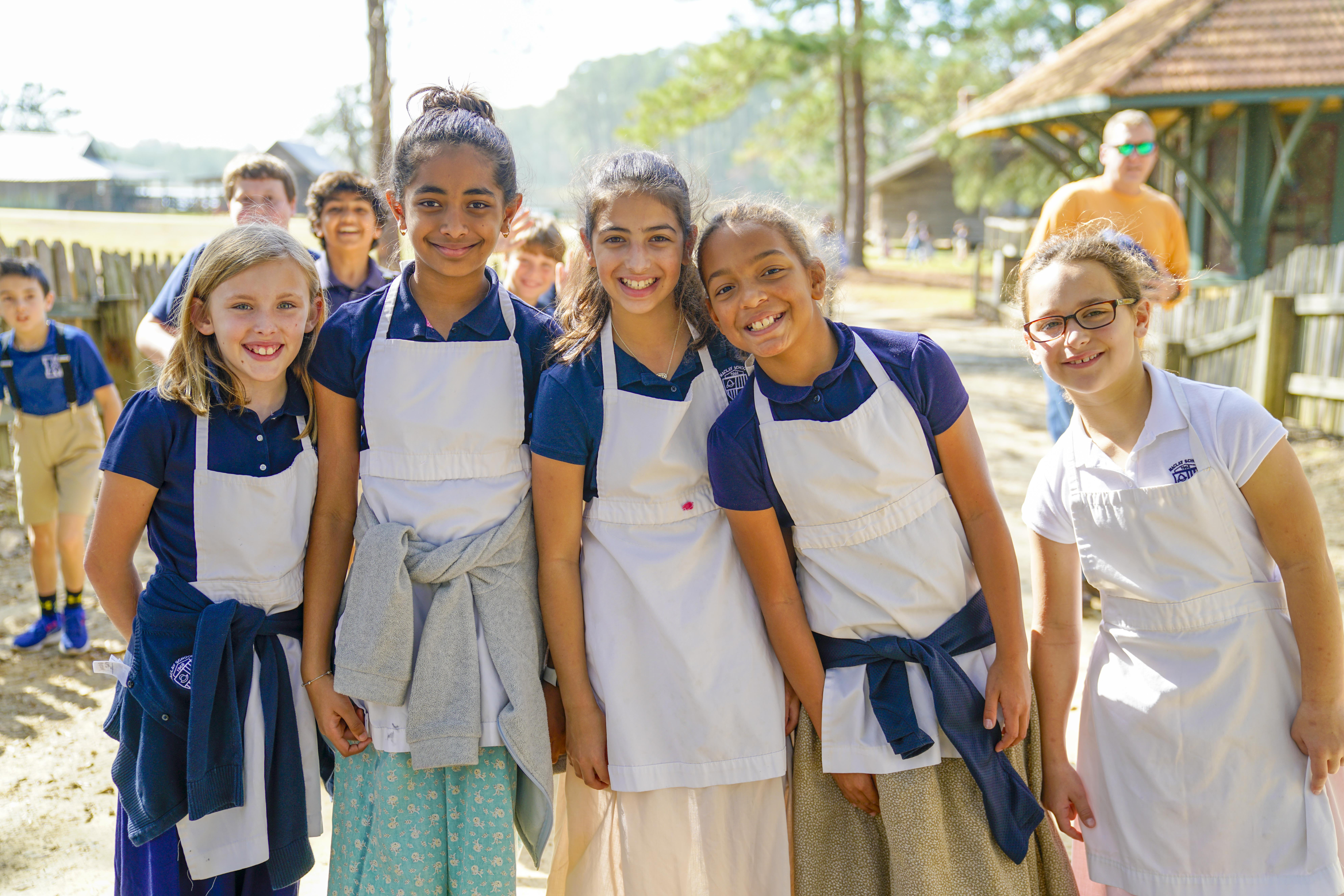 school kids on a field trip at the Georgia Museum of Agriculture