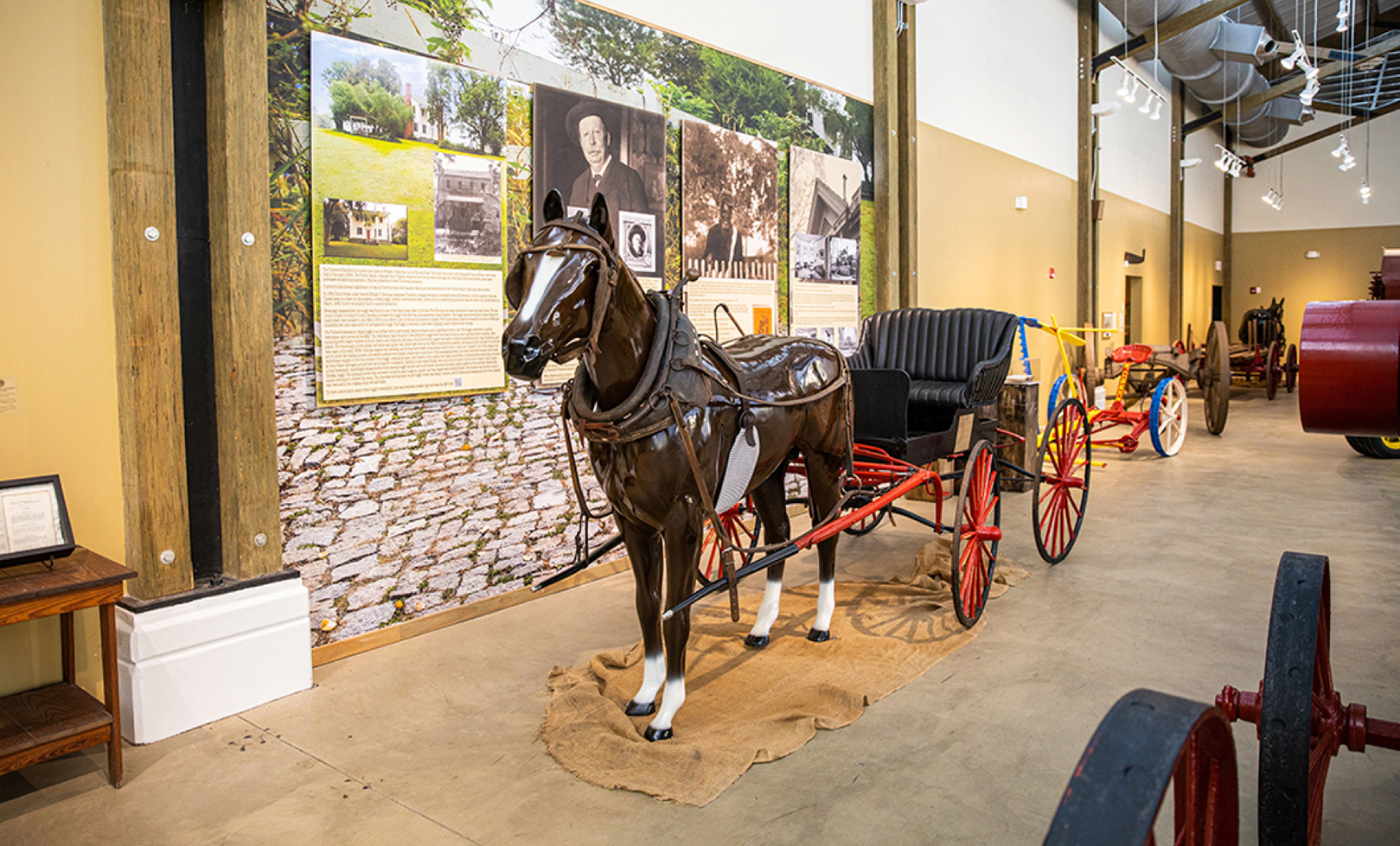 horse and buggy exhibit